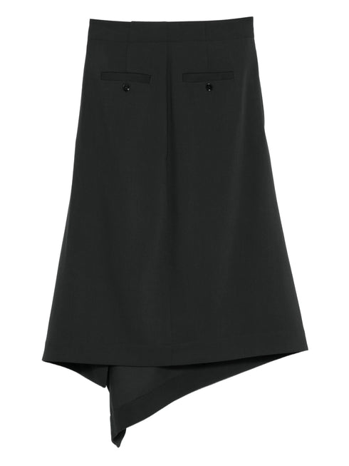AMI PARIS ASYMMETRIC SKIRT